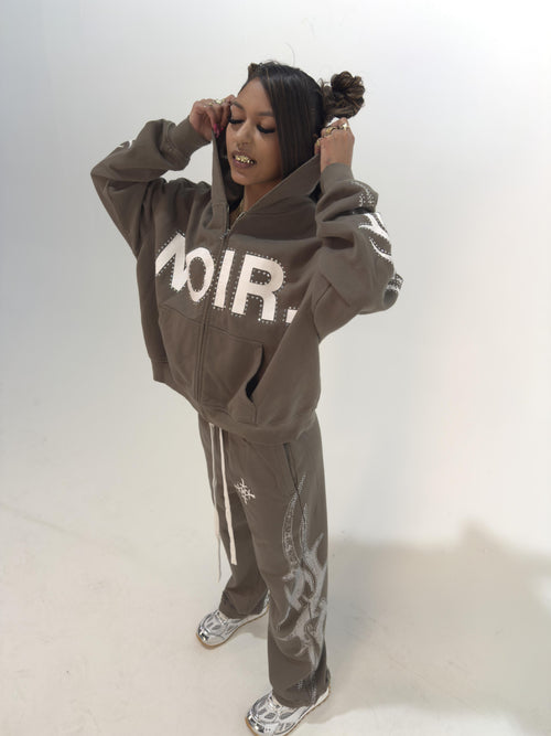 Taupe Zip